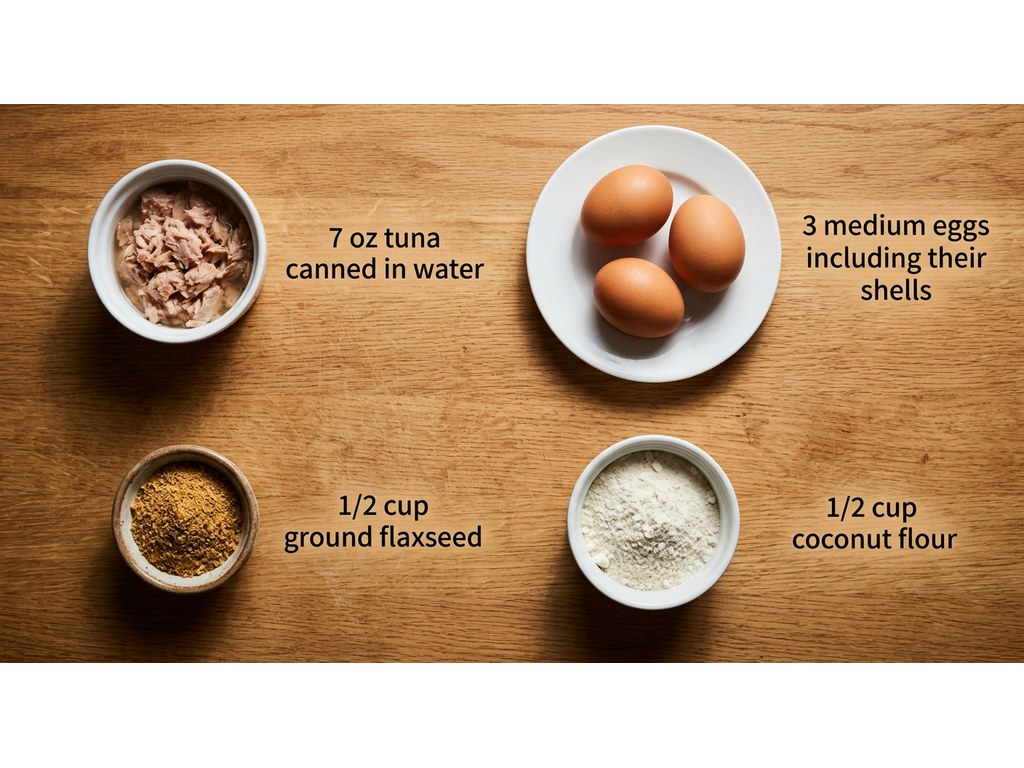 Ingredients for Homemade Tuna Dog Treats