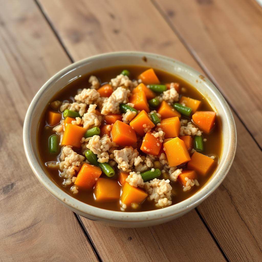 Homemade Turkey Stew for Dogs, homemade dog recipe