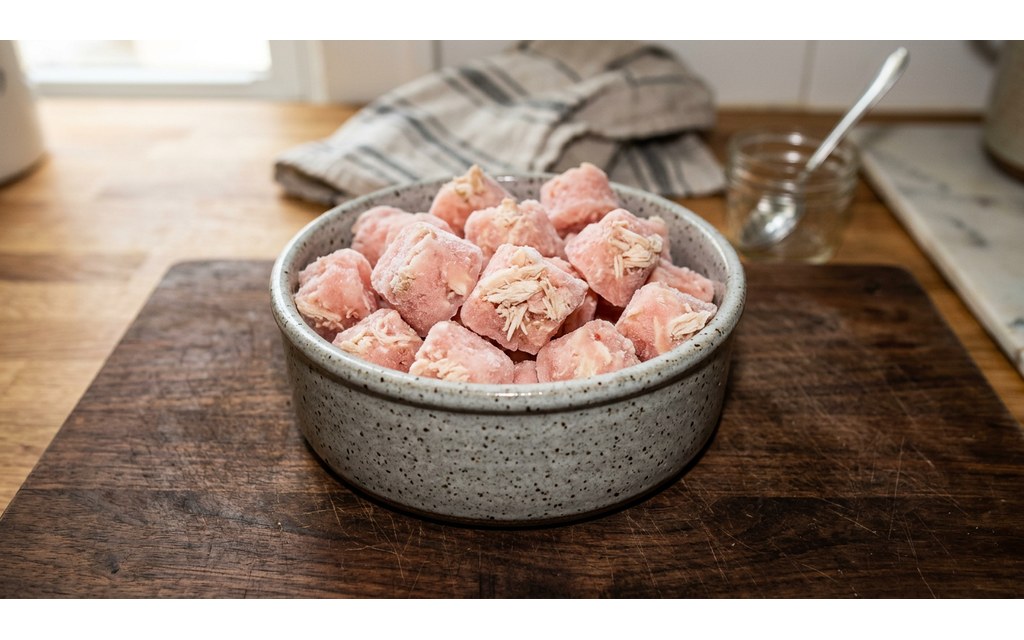 Frozen Watermelon Dog Treats, homemade dog recipe