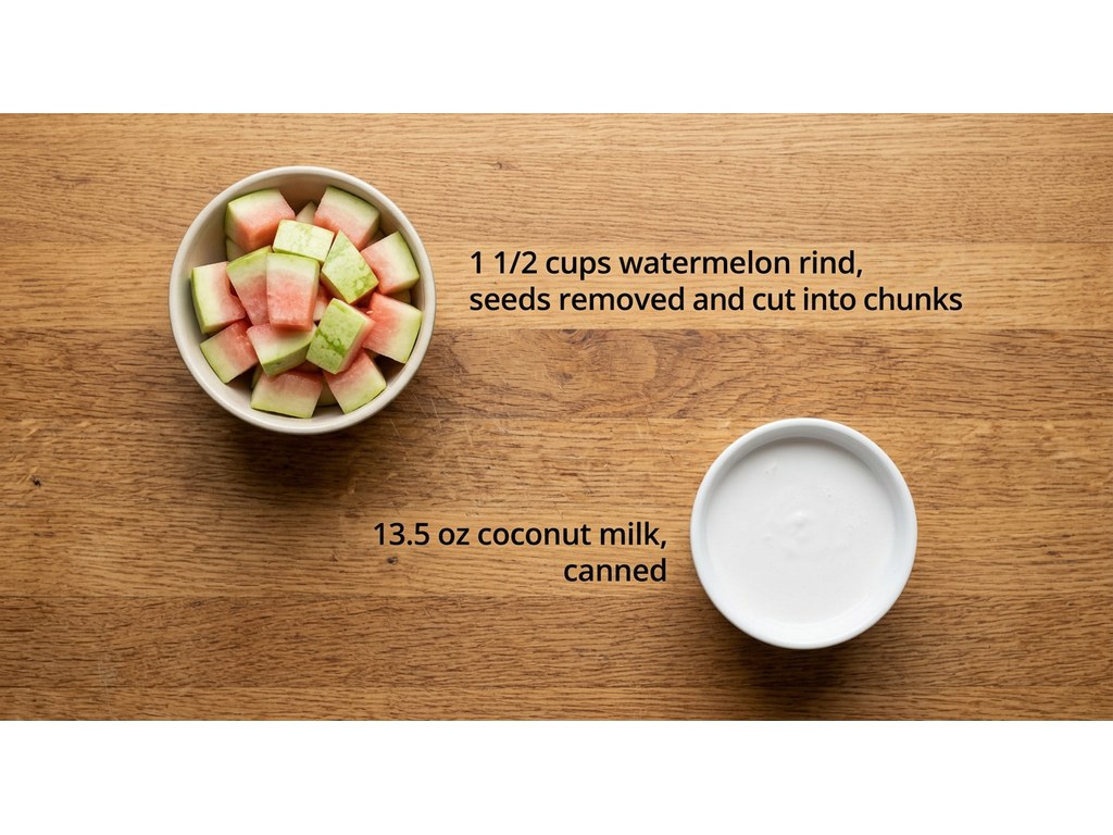 Ingredients for Frozen Watermelon Dog Treats