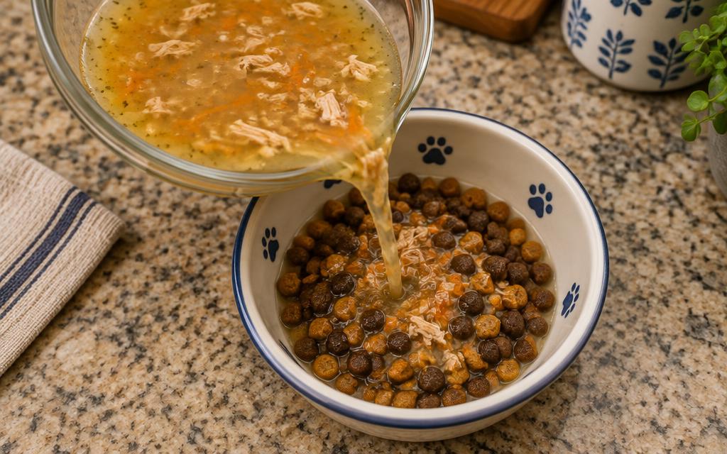 Hydrating Turkey Cat Soup Topper, homemade cat recipe