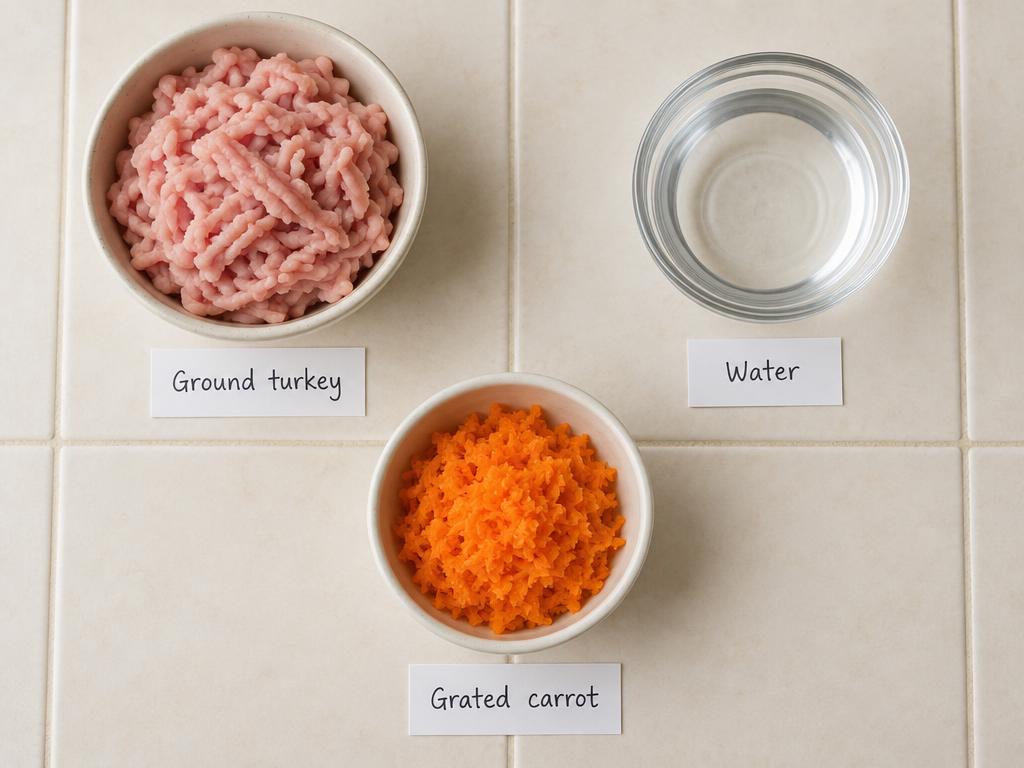 Ingredients for Hydrating Turkey Cat Soup Topper
