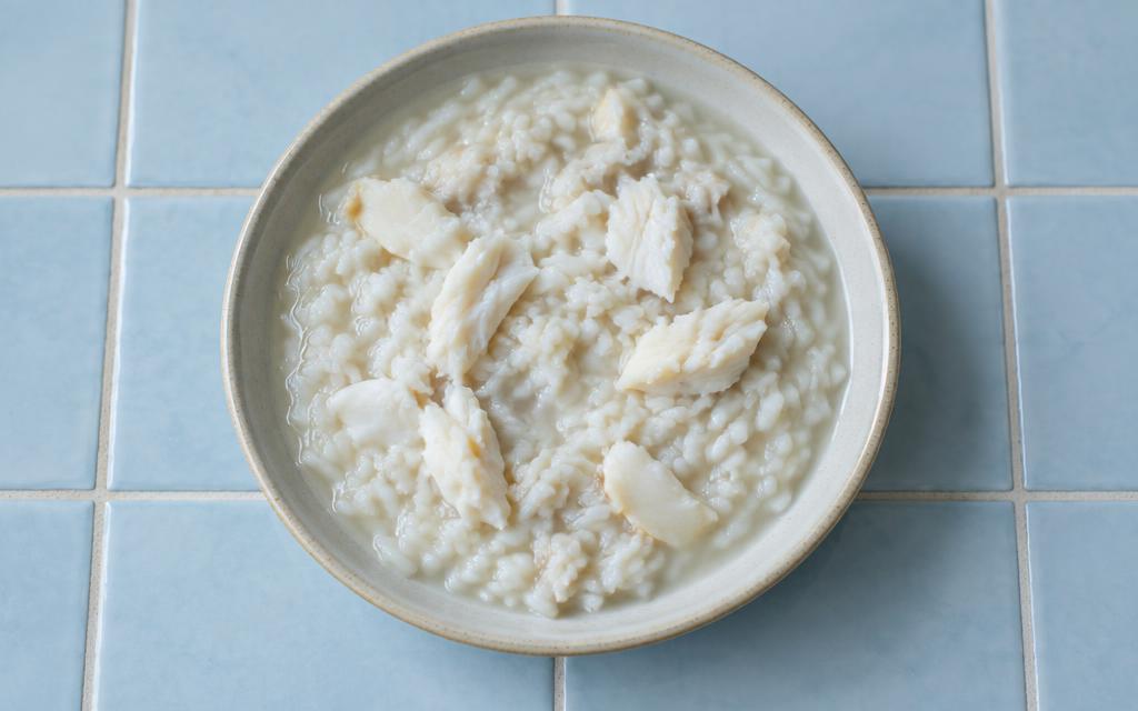 Kitten Cod & Rice Porridge, homemade cat recipe