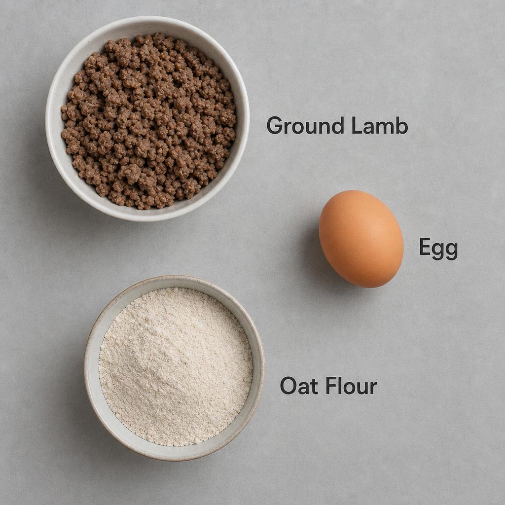 Ingredients for Lamb Cat Bites