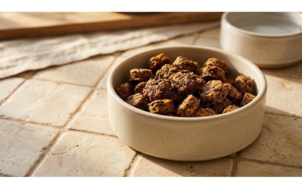 Lamb Liver Pumpkin Dog Treats, homemade dog recipe