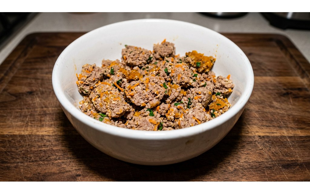 Lamb Meatloaf Recipe for Dogs, homemade dog recipe