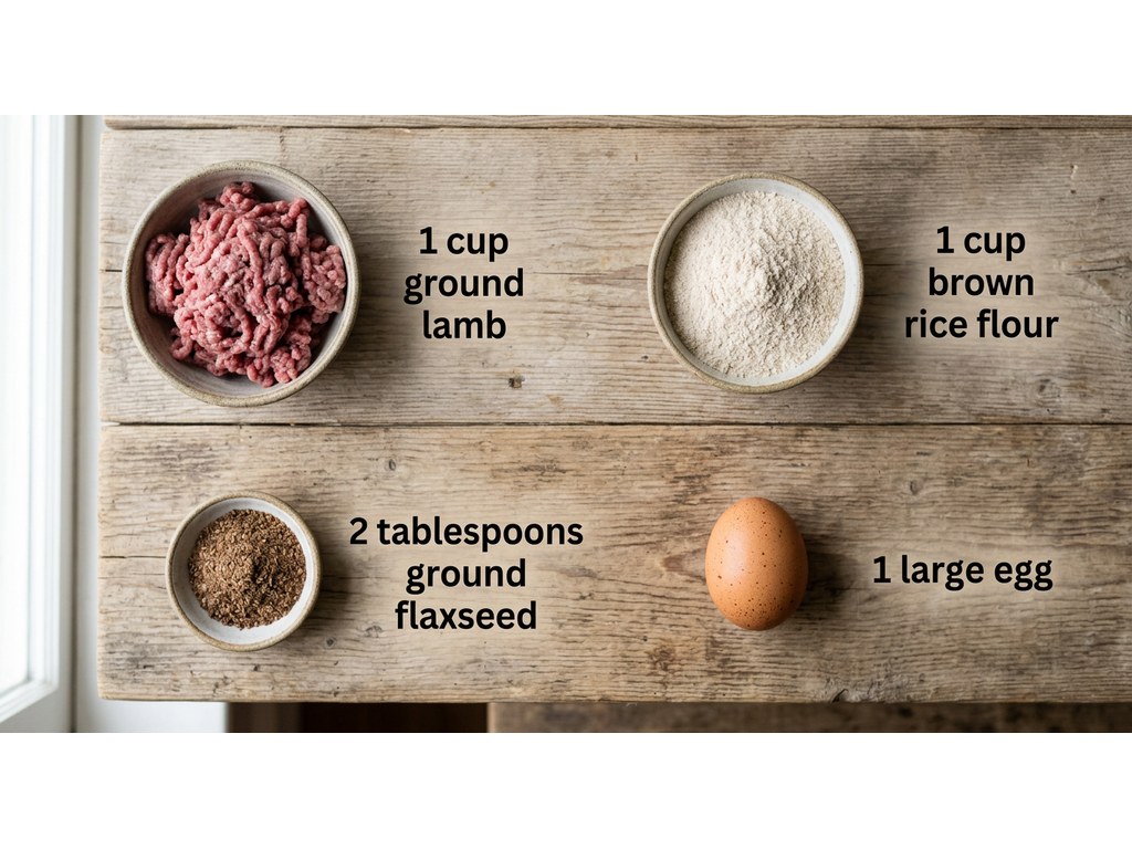 Ingredients for Lamb Treats For Dogs
