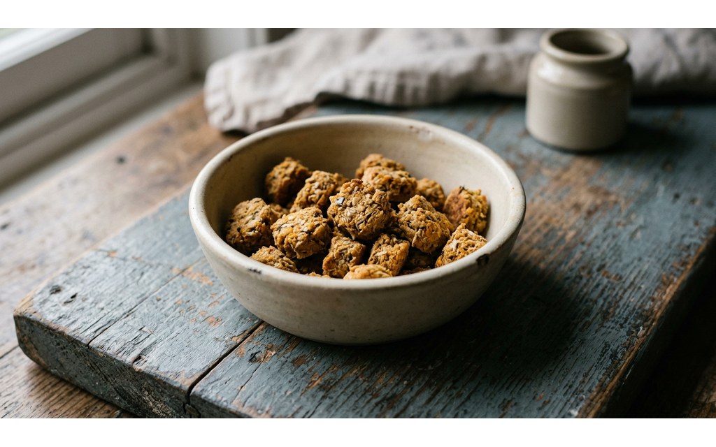 Mackerel Sweet Potato Cat Treats, homemade cat recipe