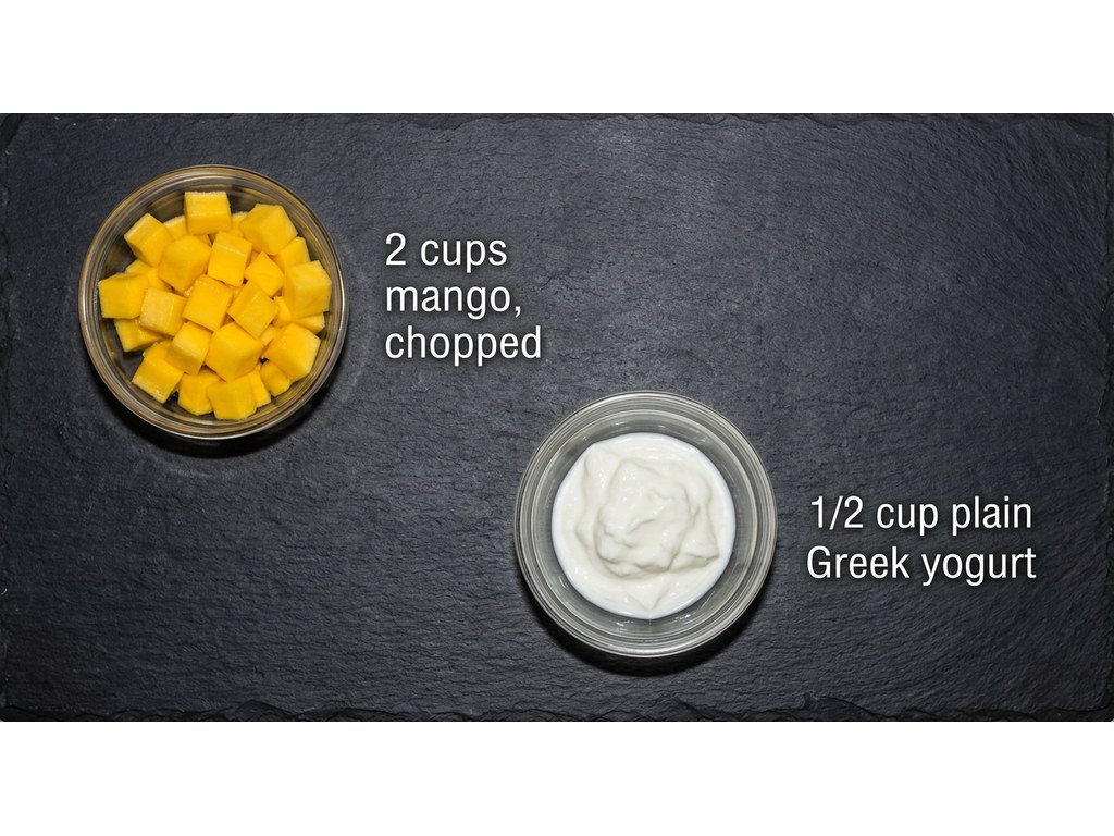 Ingredients for Mango Dog Ice Cream