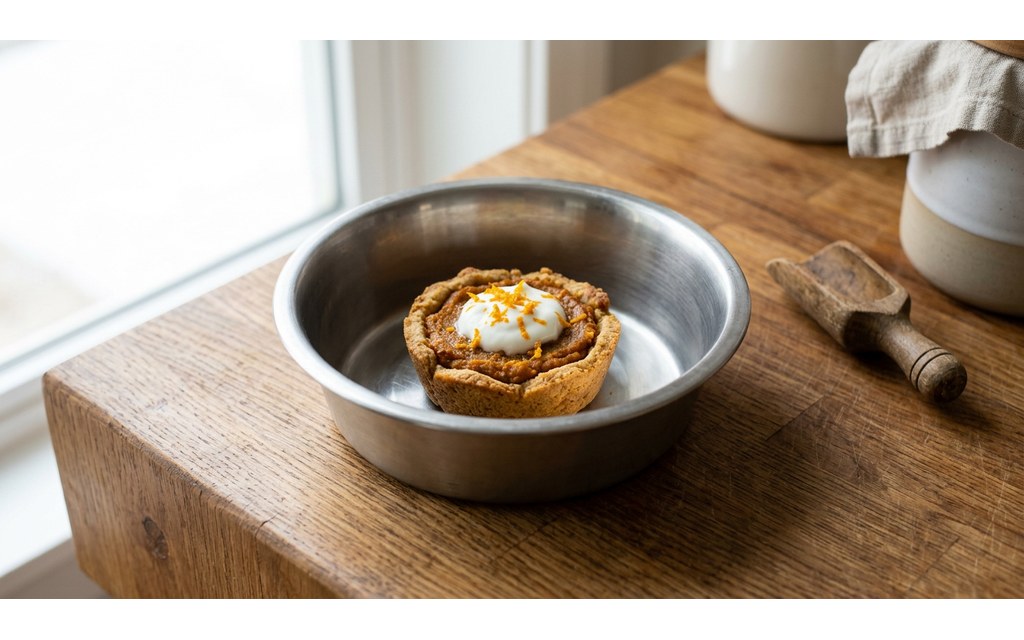 Pumpkin Pies for Dogs, homemade dog recipe