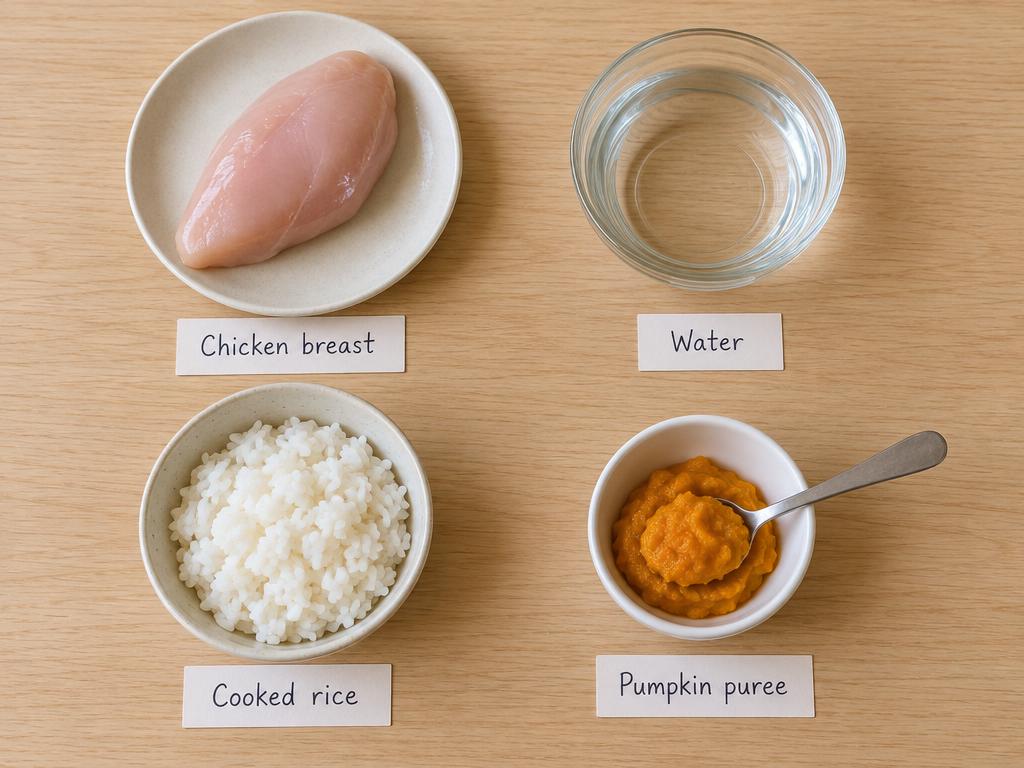 Ingredients for Moisture-Rich Chicken Cat Bowl