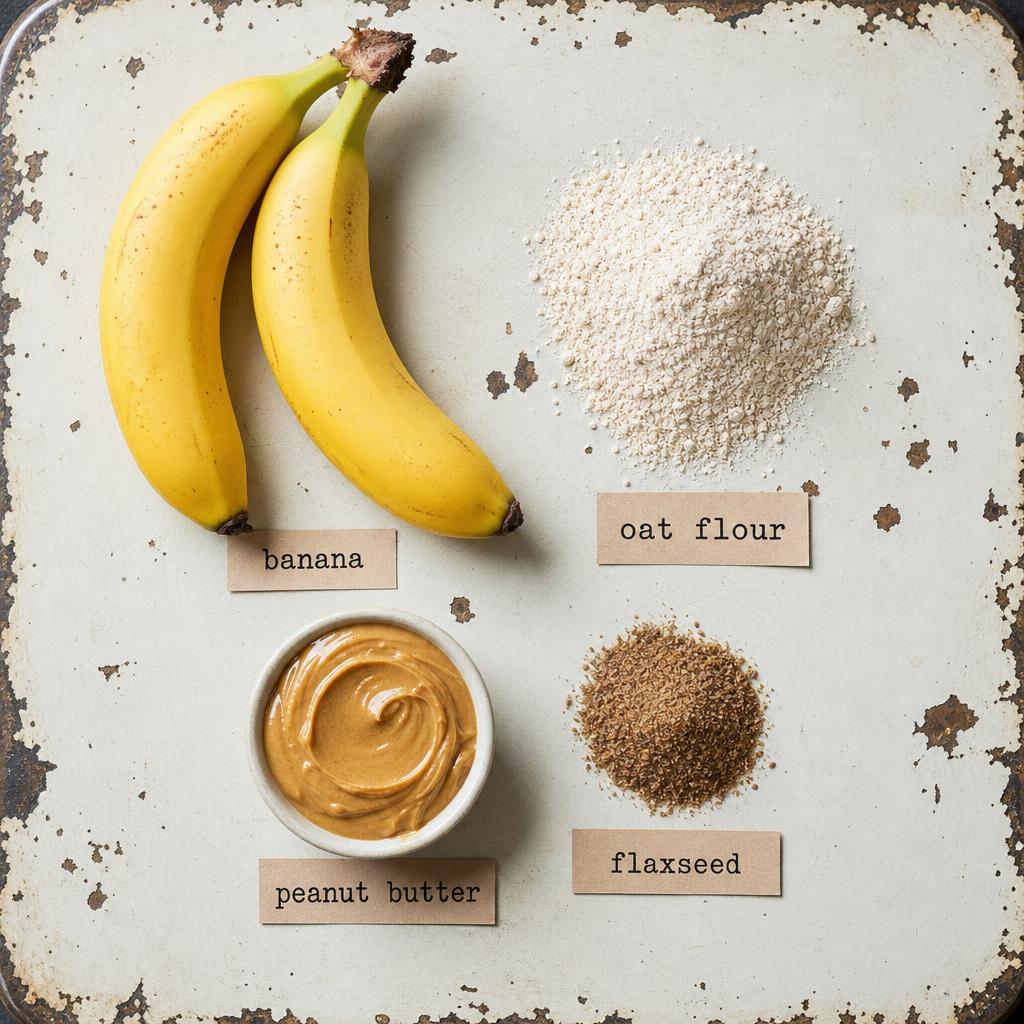Ingredients for No Bake Banana Dog Treats