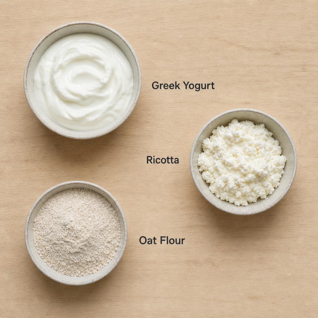 Ingredients for No-Bake Yogurt & Cheese Drops