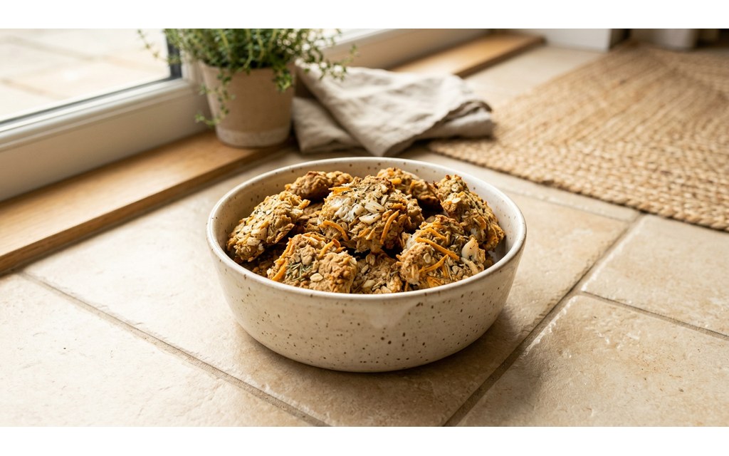 Parsnip Dog Treats, homemade dog recipe