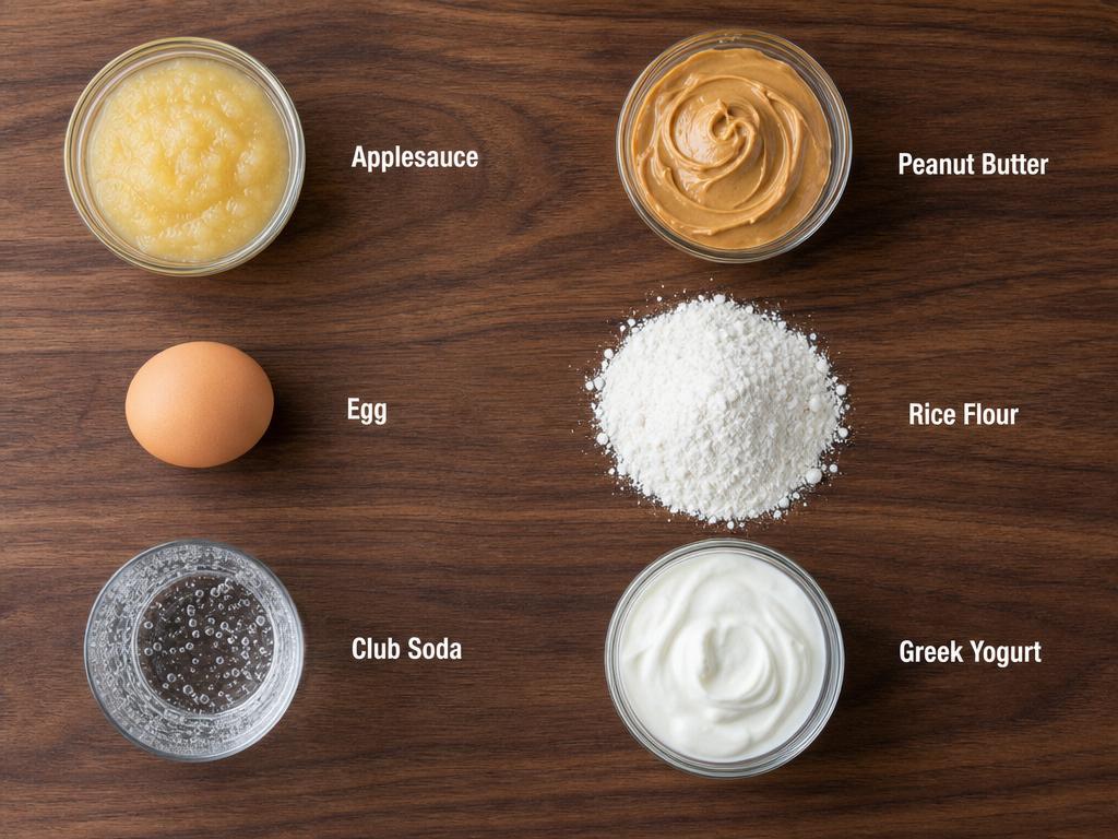 Ingredients for Peanut Butter Pupcakes