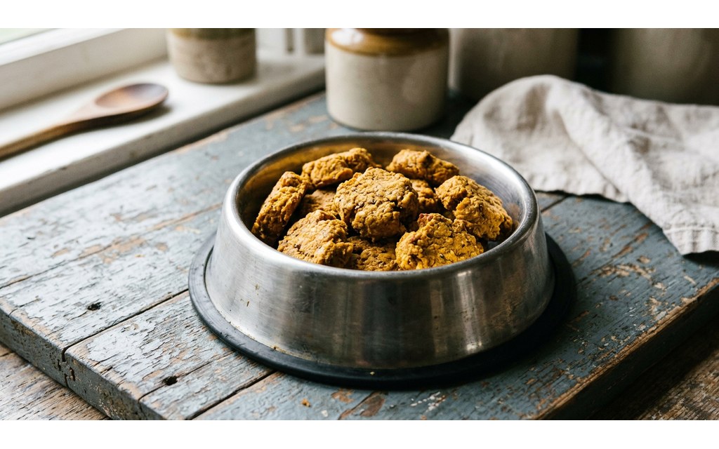Pumpkin Banana Dog Treats, homemade dog recipe