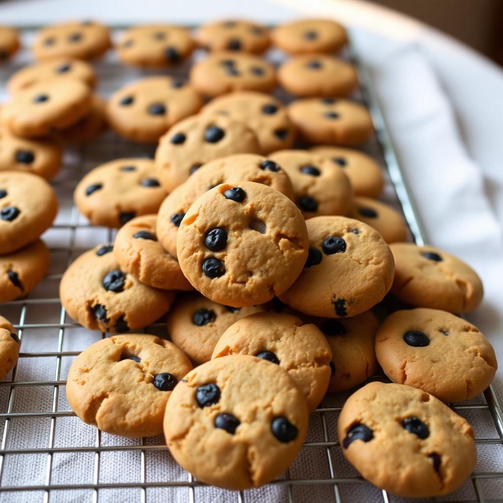 Blueberry Pumpkin Dog Treats, homemade dog recipe