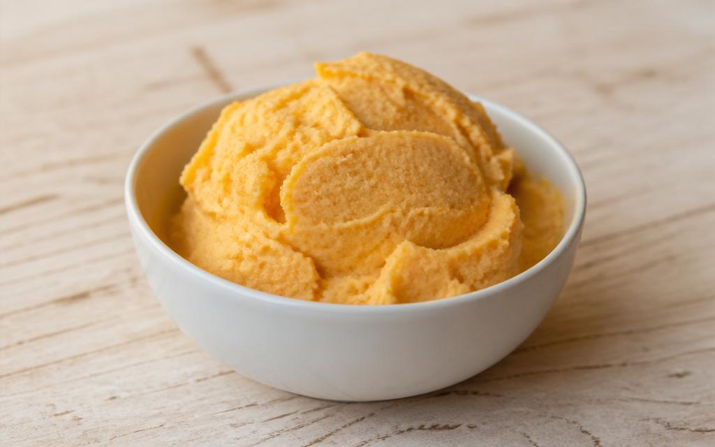 Pumpkin Dog Ice Cream, homemade dog recipe
