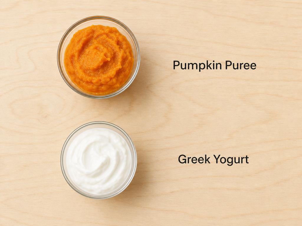 Ingredients for Pumpkin Dog Ice Cream