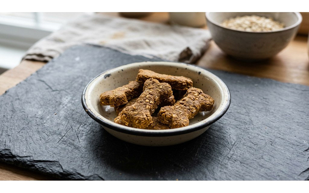 Pumpkin Oat Dog Treats, homemade dog recipe