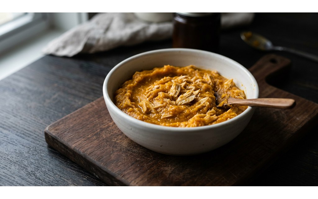 Pumpkin Puree for Dogs, homemade dog recipe