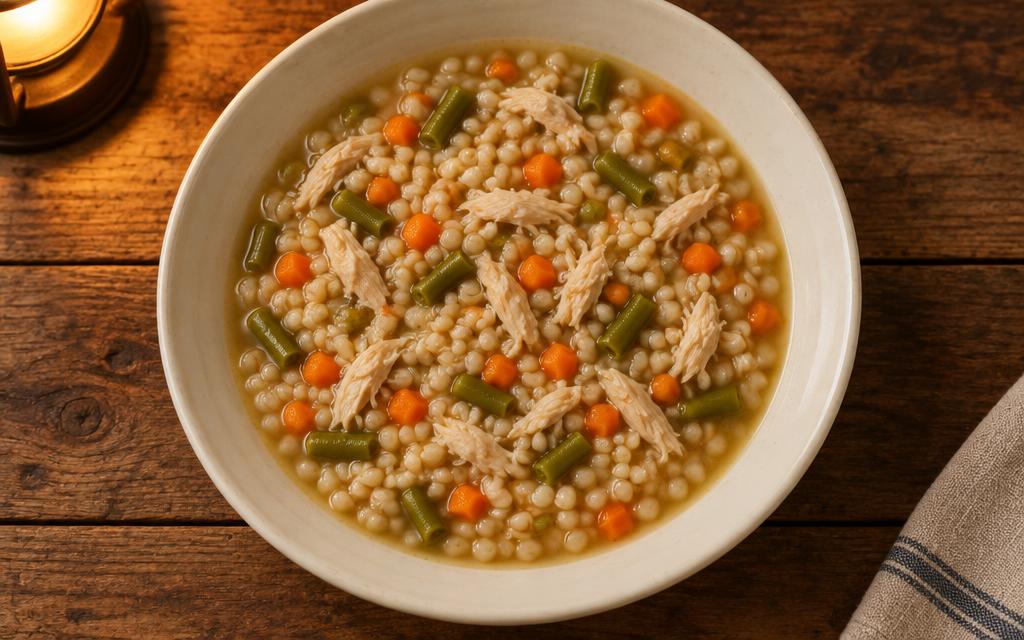 Senior Dog Chicken & Barley Stew, homemade dog recipe