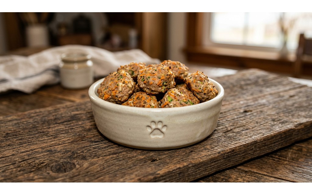 Turkey Burgers for Dogs, homemade dog recipe