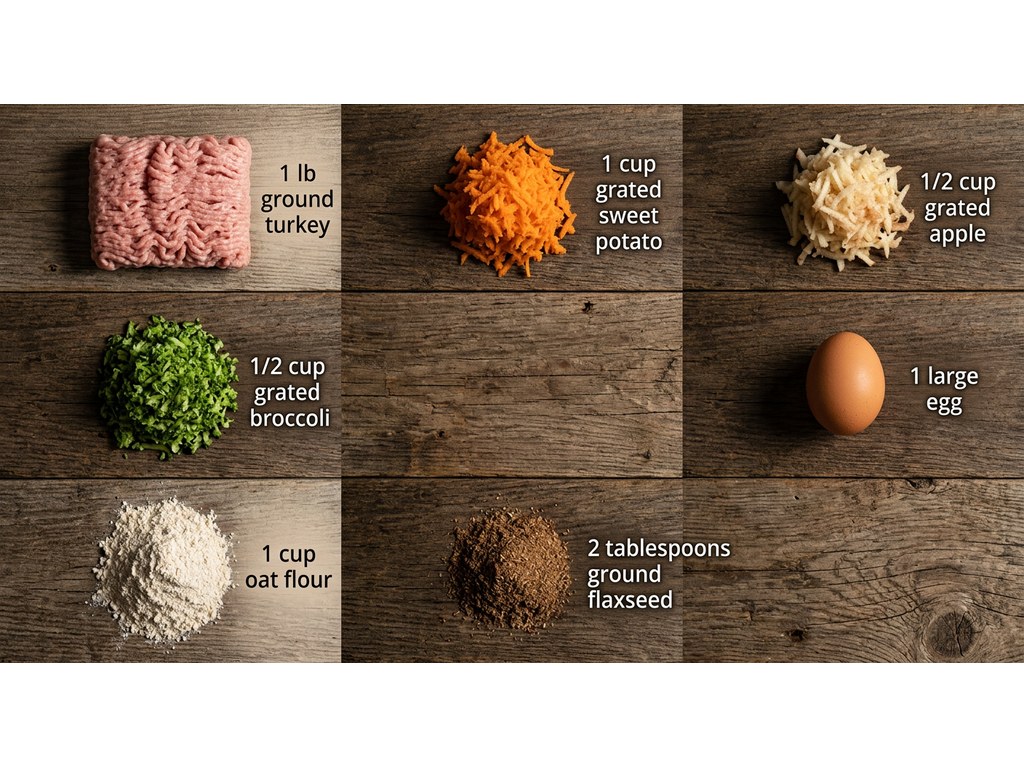 Ingredients for Turkey Burgers for Dogs