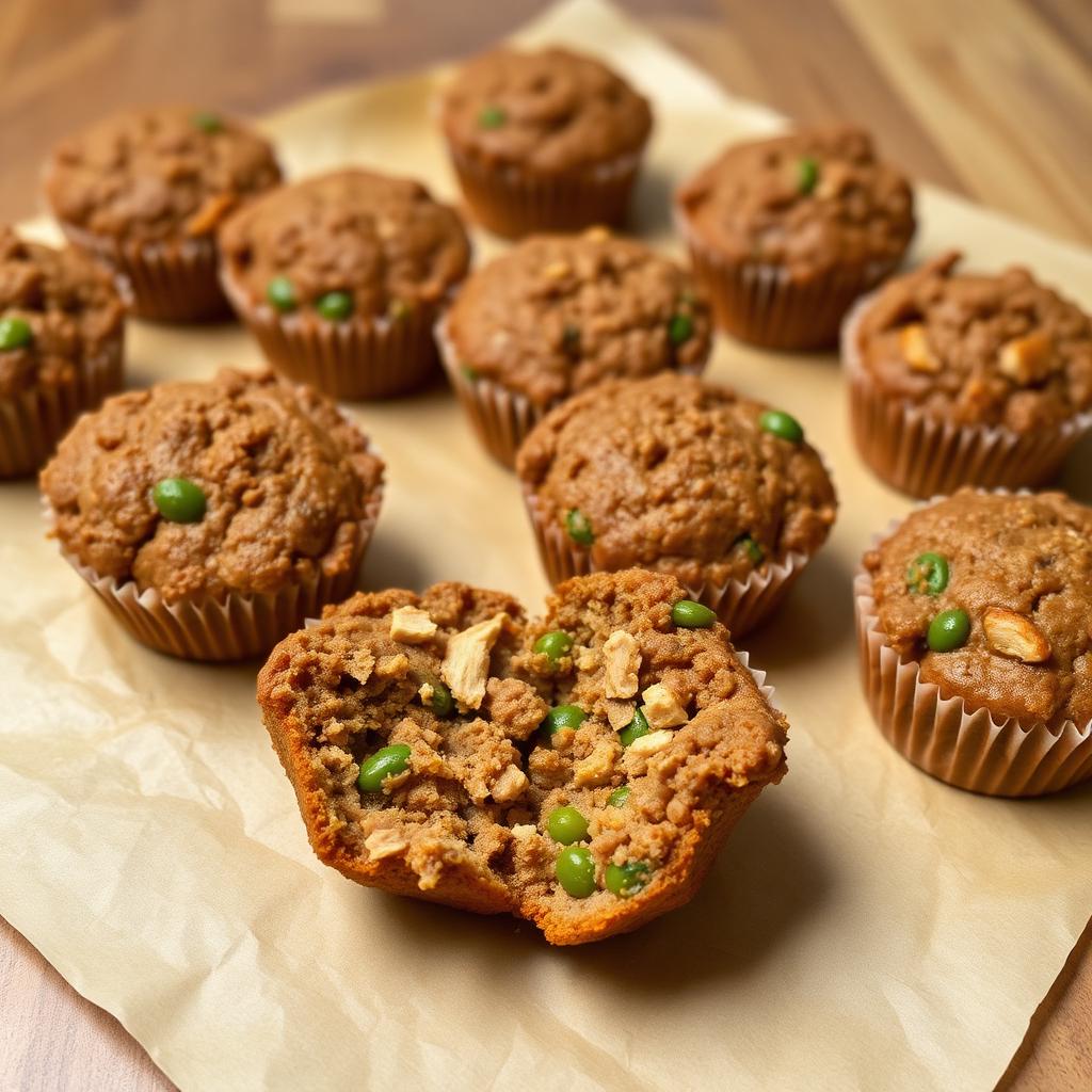 Turkey Meatloaf Muffins for Dogs, homemade dog recipe