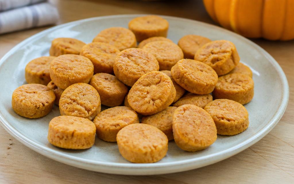 Turkey & Pumpkin Cat Treats, homemade cat recipe
