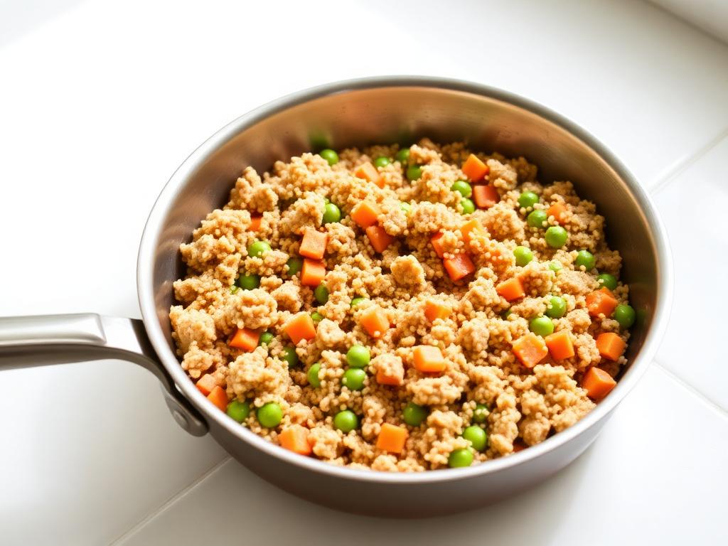 Turkey & Quinoa Skillet, homemade dog recipe