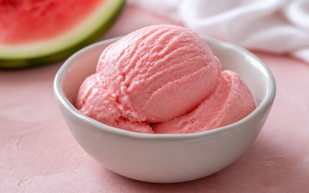 Watermelon Dog Ice Cream, homemade dog recipe