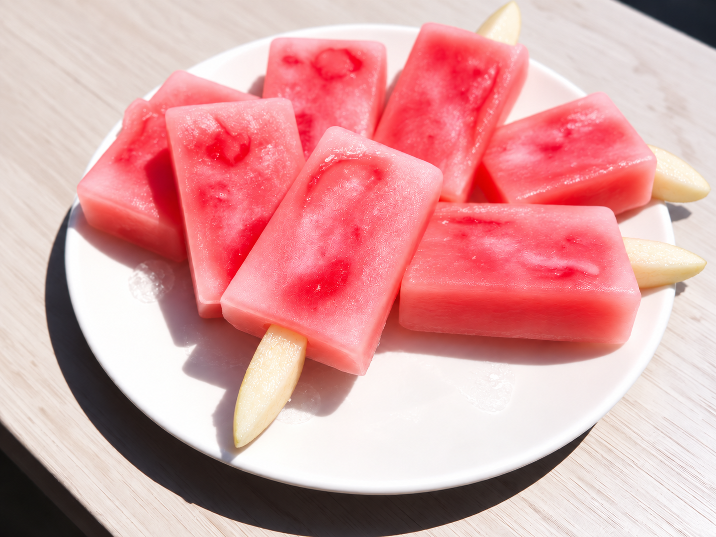 Frozen Watermelon & Mint Pops, homemade dog recipe